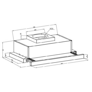 GD B-IN EXAUSTOR BERKLAYS 60CM HOOD TELESCOPICO CINZA